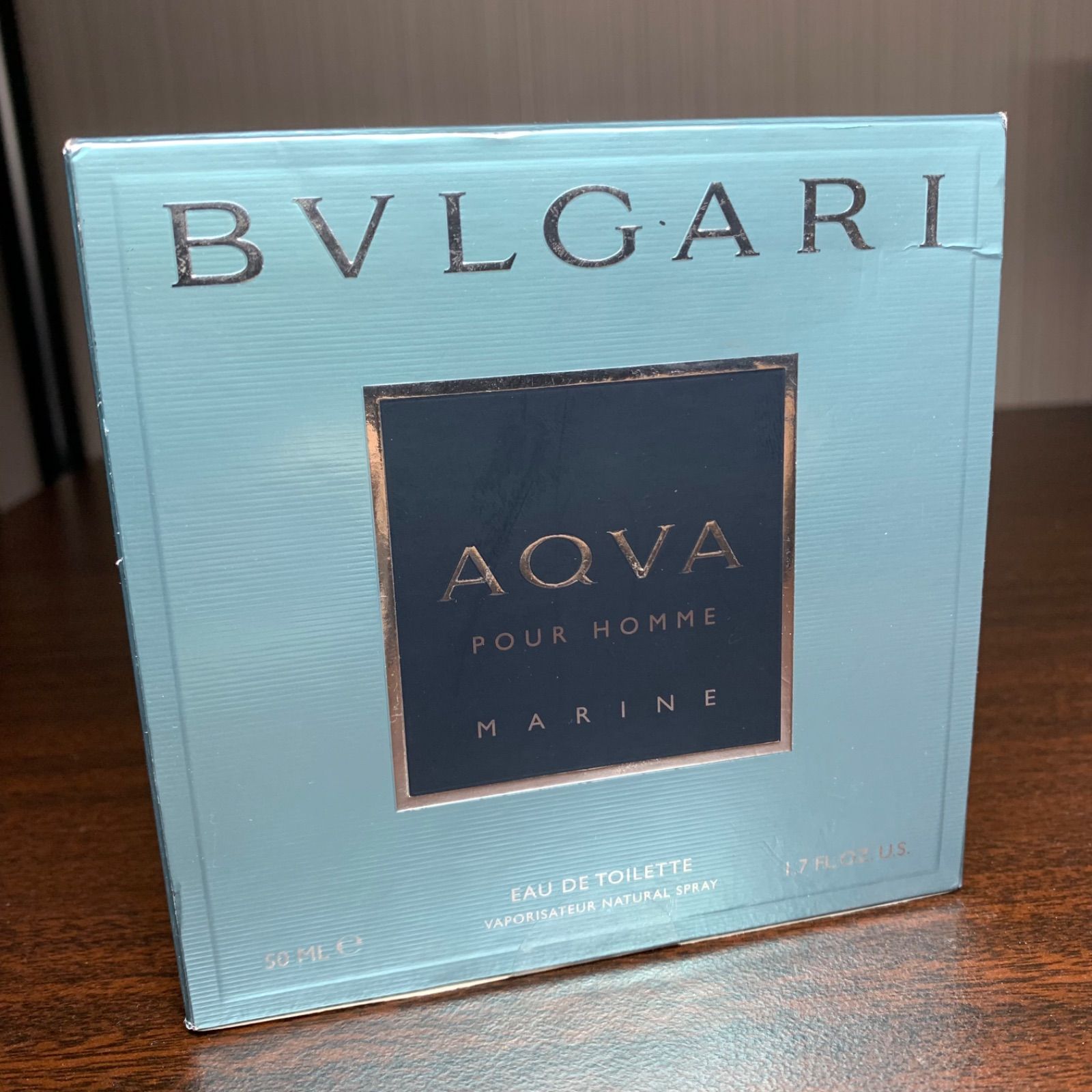 F263 未開封 BVLGARI アクア プールオム マリン 50ml EDT 日本語表記あり ブルガリ オードトワレ 香水 コスメ 化粧品