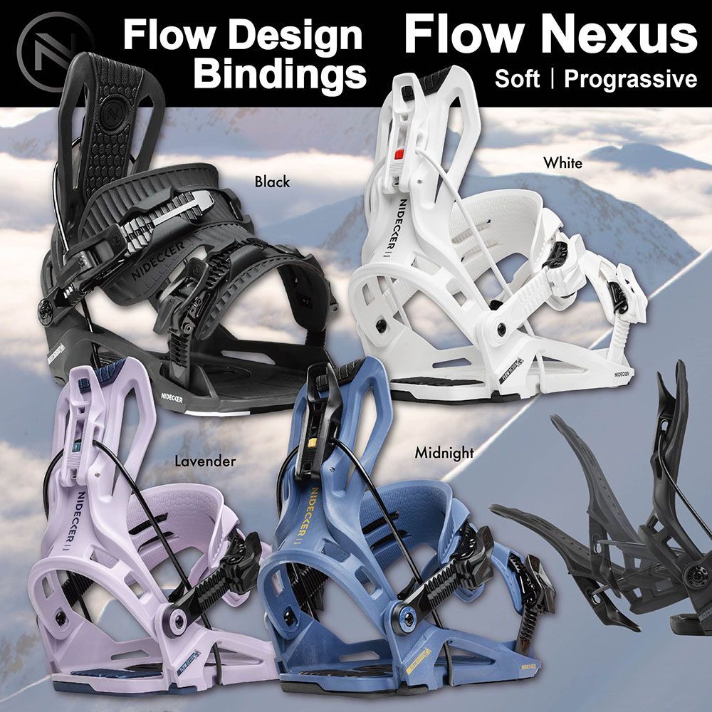 スノーボード バイン ビンディング NIDECKER FLOW DESIGN Nexus 2027