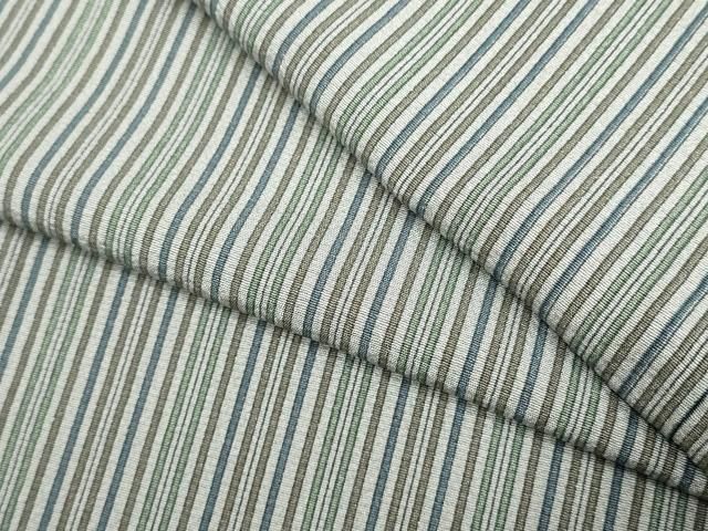 平和屋着物▽上質な小紋　単衣　間道　正絹　逸品　DABJ4481cd
