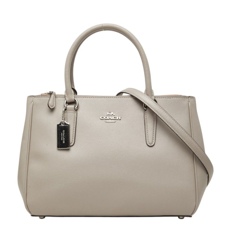 コーチ サリー キャリーオール ハンドバッグ ショルダーバッグ 2WAY F44958 ベージュ系 レザー レディース COACH【247-88028】