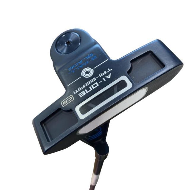 【中古】 オデッセイ Ai-ONE TRI-BEAM 2-BALL BLADE CS 34インチ パター PT STROKE LAB 90 スチール (フレックスその他) メンズ 男性用 右利き 右用 Cランク ゴルフクラブ