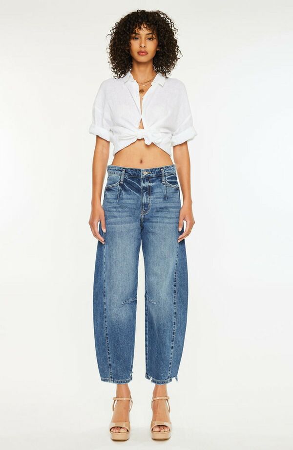 カンクン レディース ボトムス デニムパンツ ジーンズ KanCan Yolanda Low Slung Horseshoe Jeans Dark Wash 21,885円