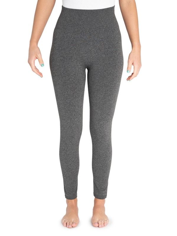 ムクルクス レディース ボトムス カジュアルパンツ レギンス フリース MUK LUKS Fleece Lined Leggings 4 Waistband Charcoal Heather チャコー