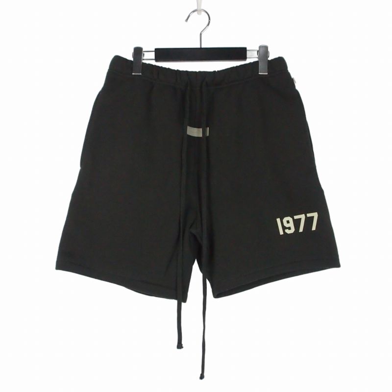 エフオージー エッセンシャルズ FOG ESSENTIALS 1977 Sweat Shorts スウェット ショートパンツ ハーフパンツ ショーツ S ブラック 黒