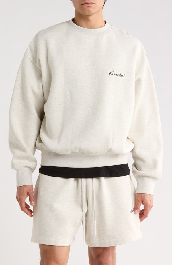 フィアオブゴッド メンズ アウター パーカー・スウェット シャツ ロゴ グラフィック Fear of God Essentials Classic Logo Graphic Sweatshirt Oa