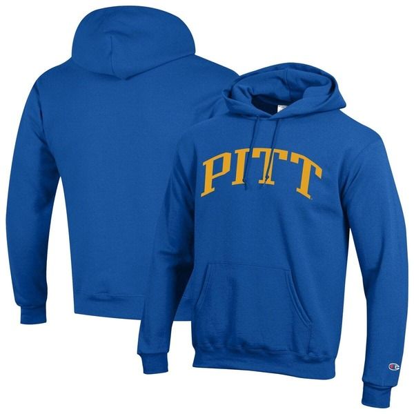 チャンピオン メンズ アウター パーカー・スウェット フリース Mens Champion Royal Pitt Panthers Basic Arch Fleece Pullover Hoodie 13,476円