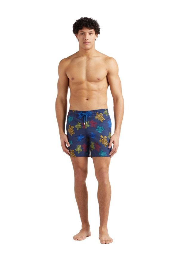 ヴィルブレクイン メンズ 水着 ハーフパンツ・ショーツ ショートパンツ Vilebrequin Mens Rondes Tortues Tricot Swim Shorts Bleu Marine 56,280円