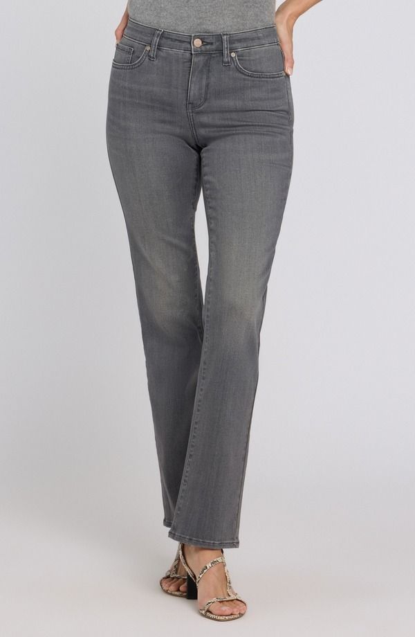 エヌワイディージェイ レディース ボトムス デニムパンツ ストレート ジーンズ NYDJ Marilyno Gapper Straight Leg Jeans Dusty Ash アッシュ 28,470円