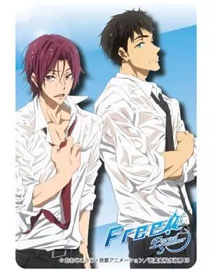 [Used] Wallet/Pass Case (Character) Design 6 (Matsuoka Rin & Yamazaki Sousuke) Pass Case “Free! -Eternal Summer-”