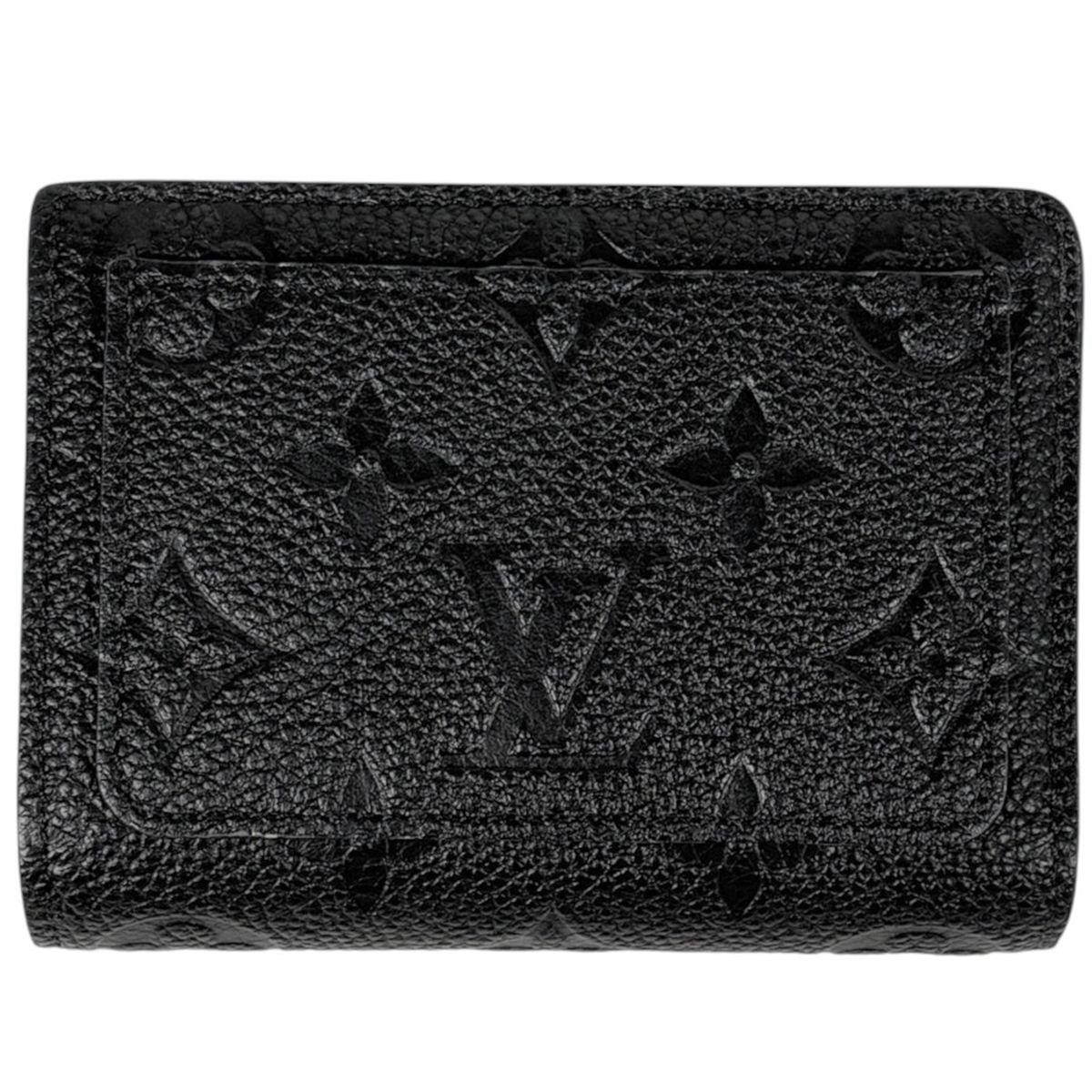 ルイ・ヴィトン Louis Vuitton ポルトフォイユ クレア 二つ折り財布 モノグラムアンプラント ノワール(ブラック) M80151 レディース 【中古】 64,900円