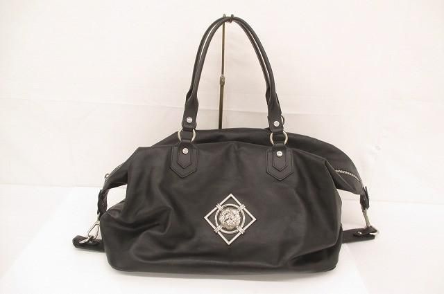 良品 ヴェルサス ヴェルサーチ VERSUS VERSACE ボストンバッグ ブラック 黒 ユニセックス 8,280円