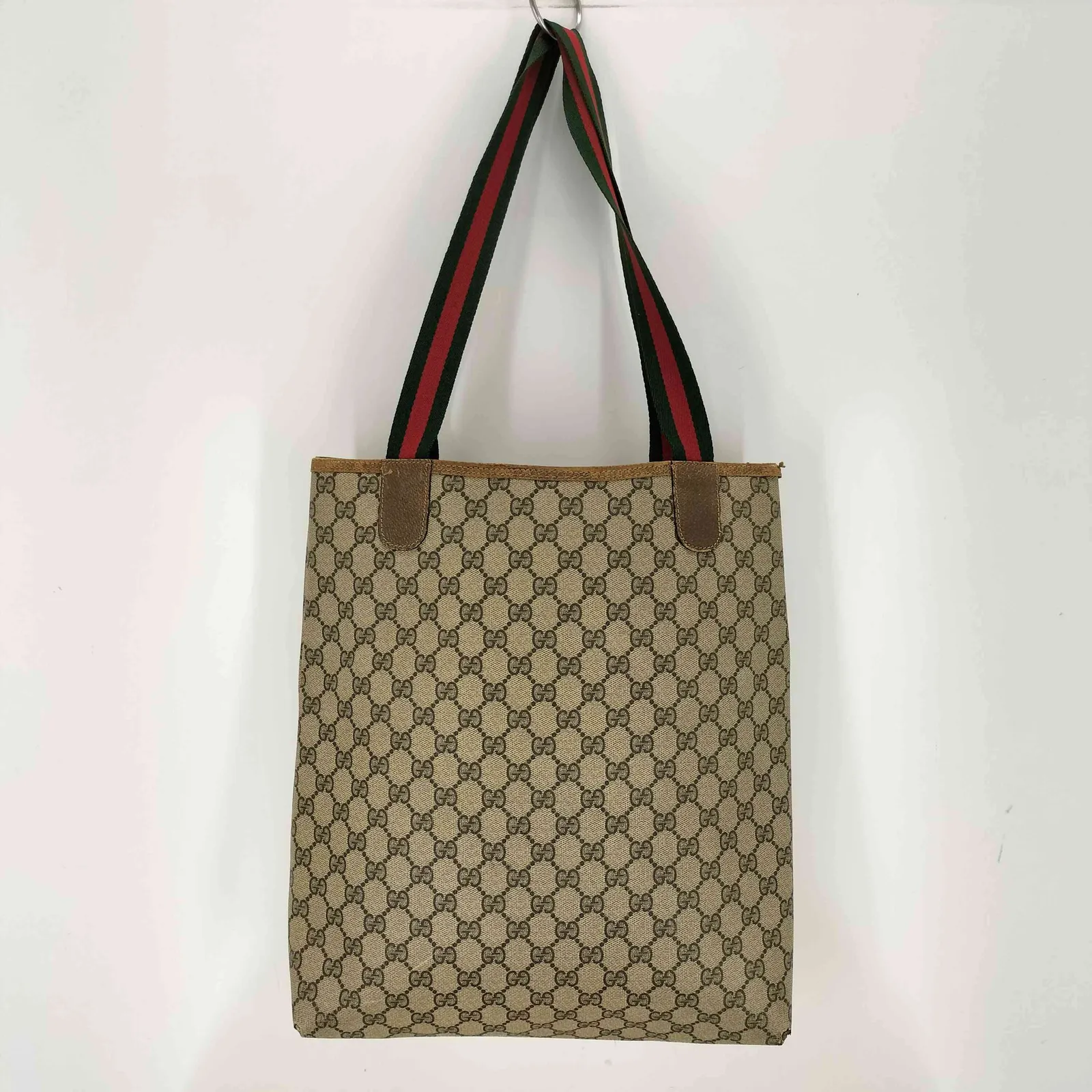 グッチ GUCCI OLD オールド GGスプリーム シェリーライン トートバッグ