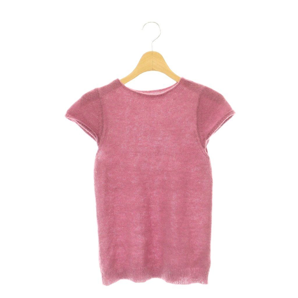 ザトゥー THE TOE uprolonos Sheer Knit ニット セーター 半袖 F パープル /HK ■OS 6,319円