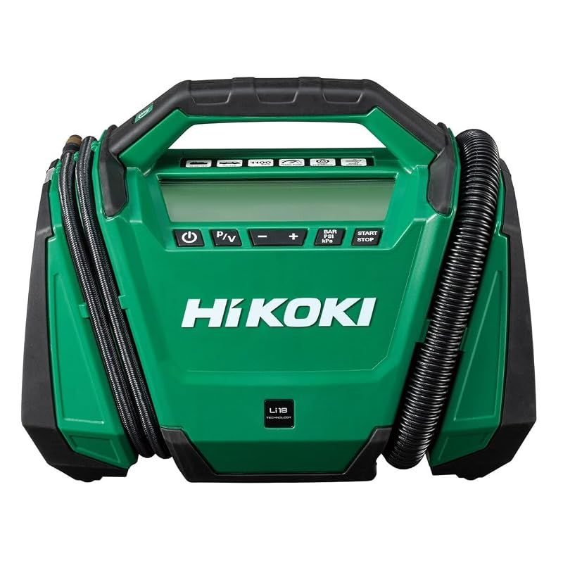 【新品】 HiKOKI(ハイコーキ) 18V 空気入れ UP18DA 充電式 最高圧力1,100kPa 蓄電池・充電器別売 UP18DA(NN) 14,314円