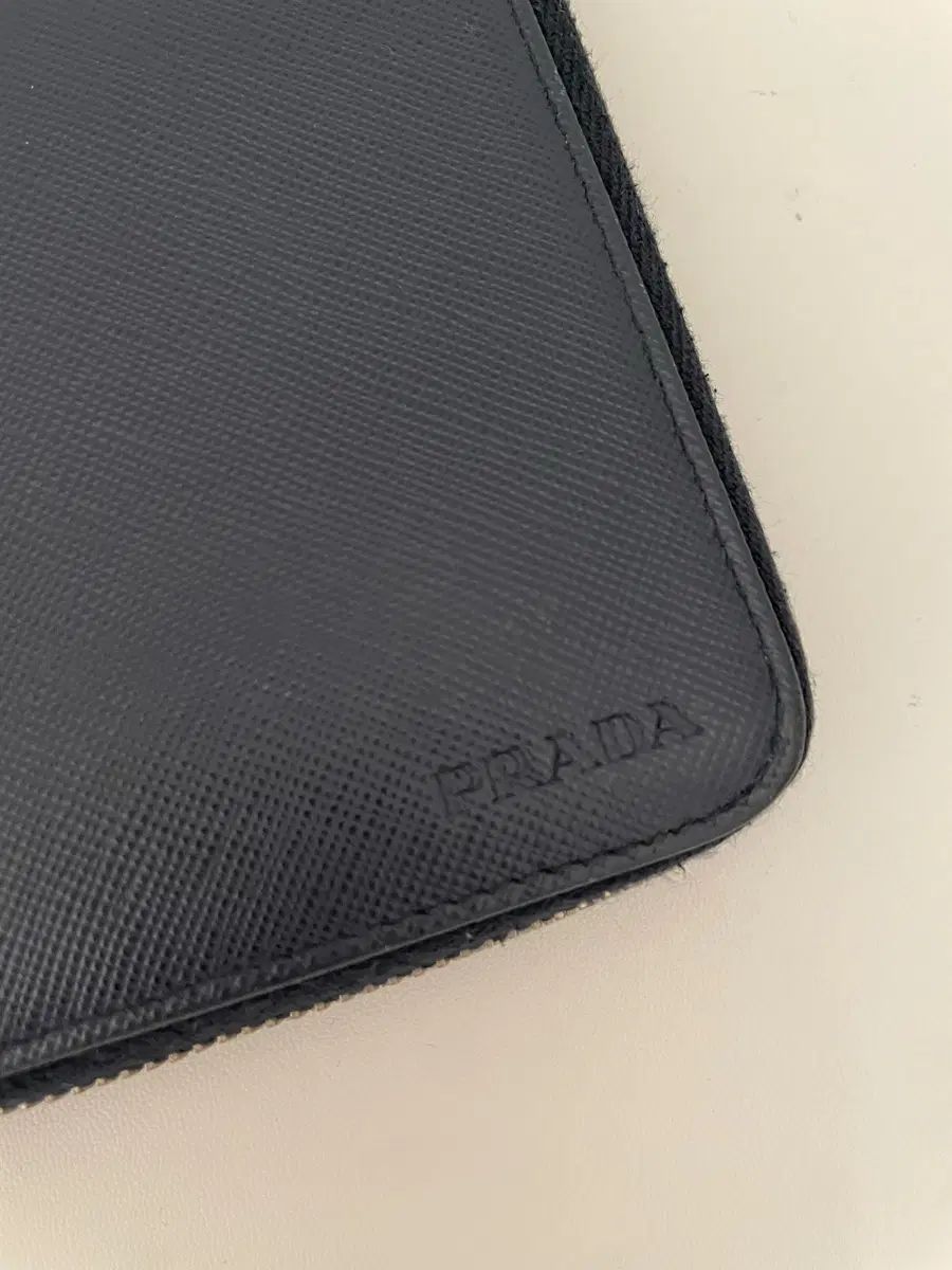 PRADA サフィアーノ ジッパー 長財布 ネイビー