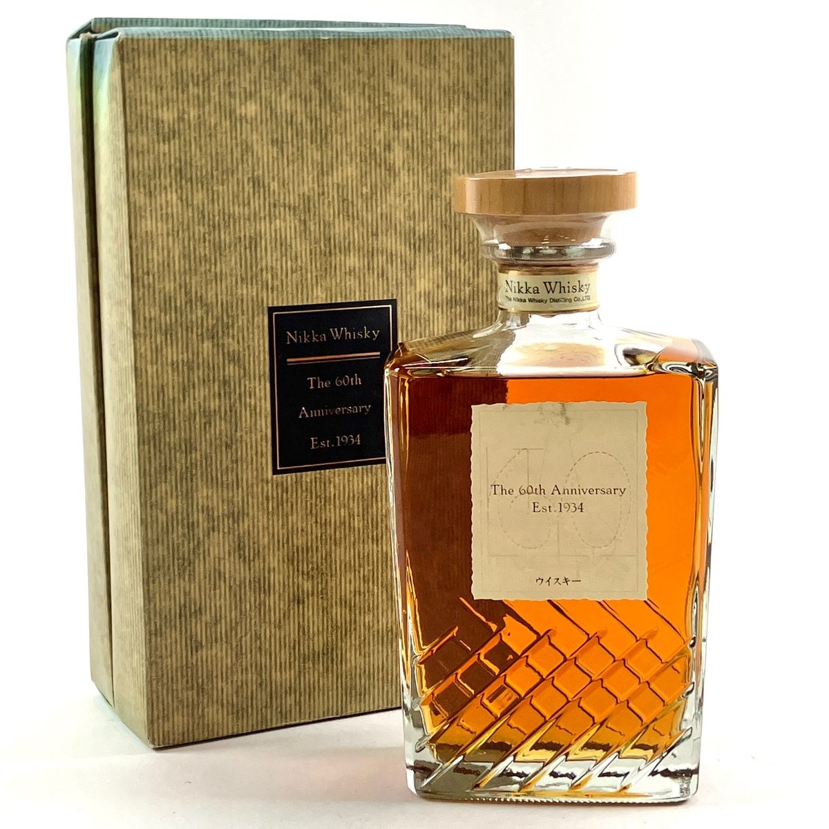 【東京都内限定お届け】 ニッカ NIKKA 創業60周年記念ボトル 700ml 国産ウイスキー 【古酒】 9,048円