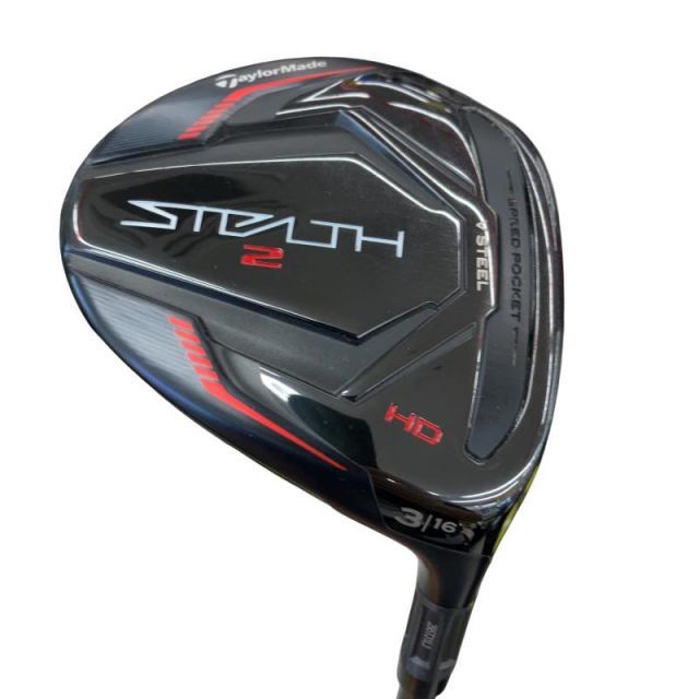 【中古】 テーラーメイド STEALTH2 HD 3W フェアウェイウッド FW TENSEI RED TM50(STEALTH FW) (フレックスS) メンズ 男性用 右利き 右用 Cランク ゴルフクラブ