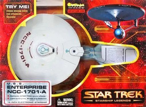 【中古】フィギュア U.S.S.エンタープライズ NCC-1701-A 16インチ宇宙艦 「スター・トレック」