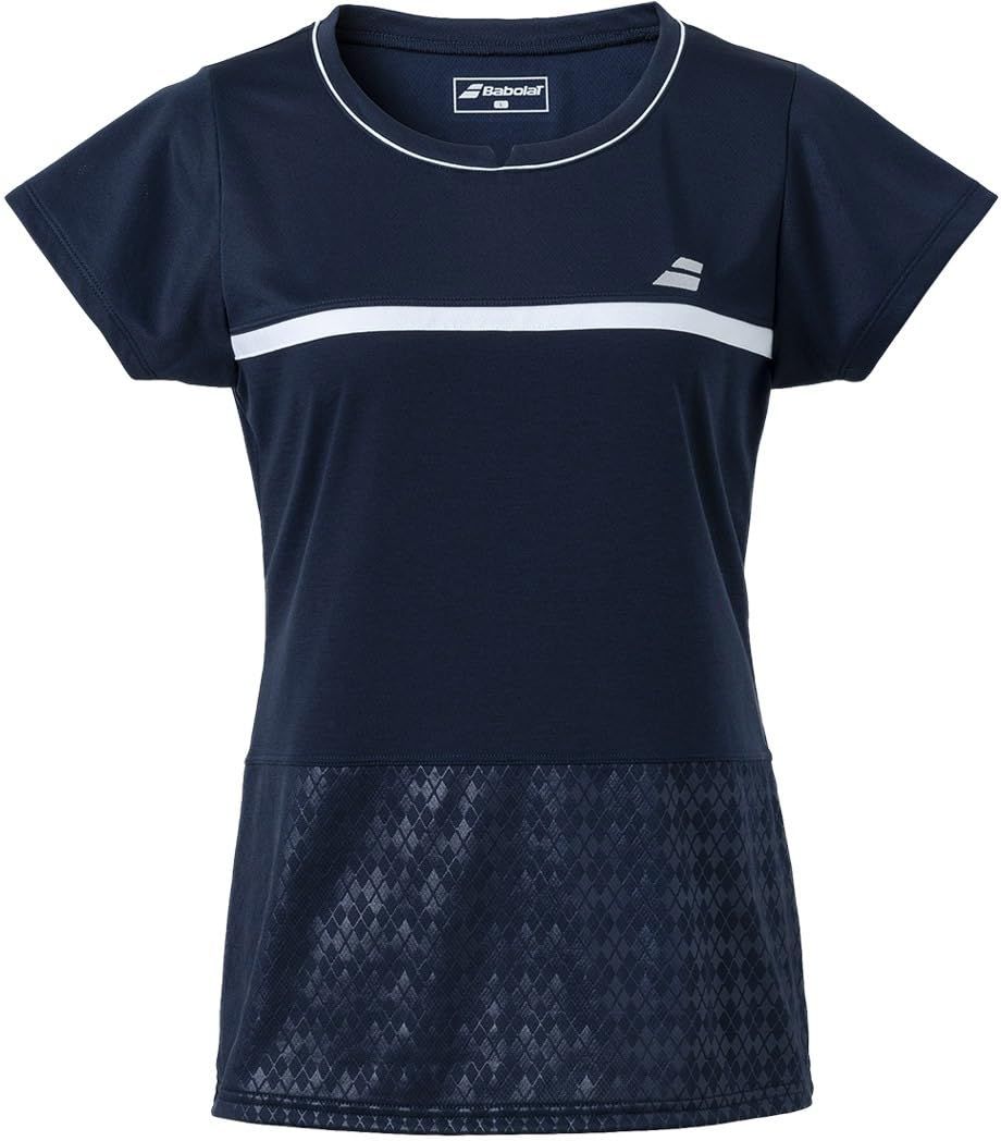 新品 バボラ Babolat テニスウェア レディース PURE SHORT SLEEVE SHIRT BWG3375 2023FW 9月下旬発売予定※予約 7,851円