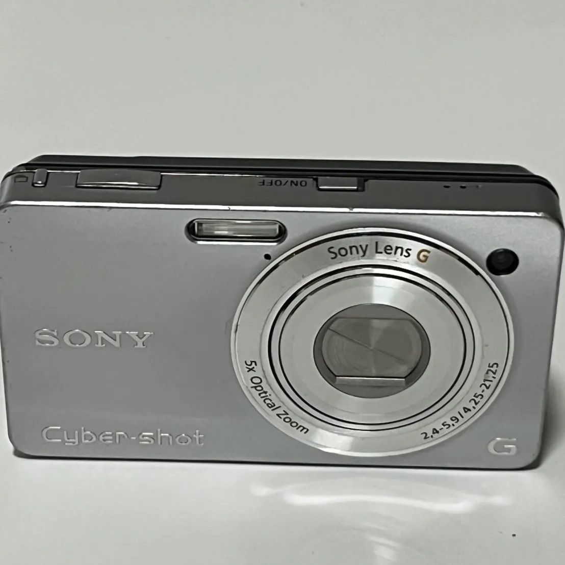 SONY Cyber-shot DSC-WX1 Digital Camera Silver Operation Confirmed with Battery