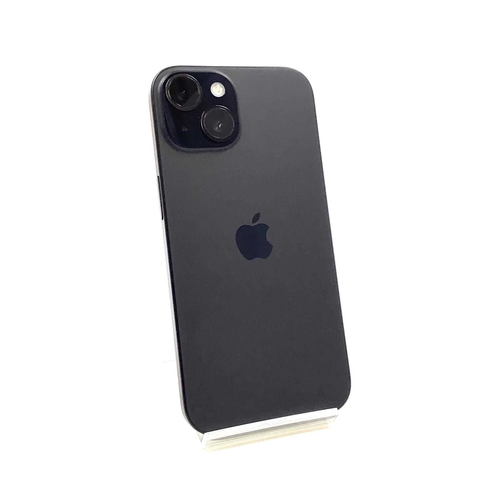 【全額返金保証】【最速発送】 iPhone 15 128GB ブラック au SIMフリー 白ロム 美品 動作確認済 89%