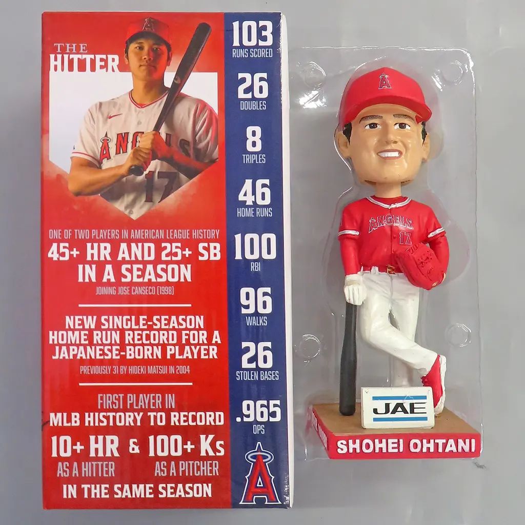 【中古】フィギュア 大谷翔平(背番号17) 2021 ヒストリックシーズン 「ロサンゼルス・エンゼルス」 ボブルヘッド 球場配布品 7,200円