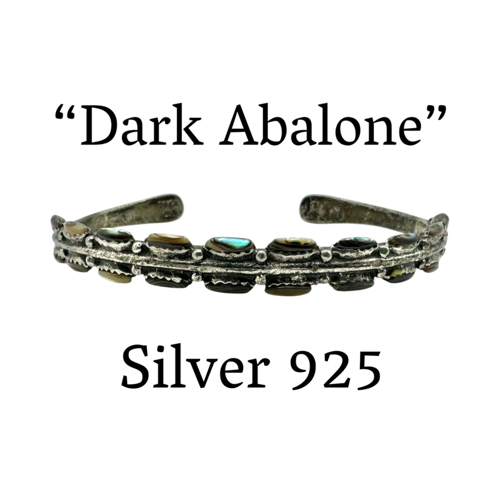 [Colors of Illusion] Avalon Shell Silver 925 Engraved 90s Vintage Design Bangle Bracelet Silver Bangle Bracelet Heavy 17.6g Classic, Unique, One of a Kind Antique