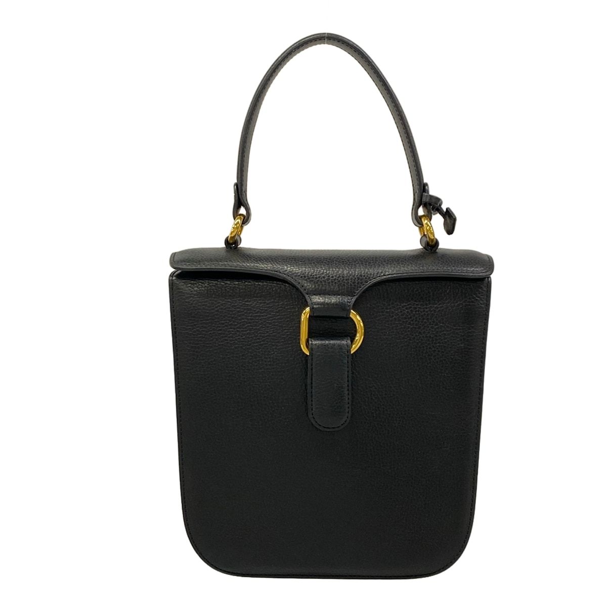 DELVAUX(デルボー) ハンドバッグ - 黒 レザー