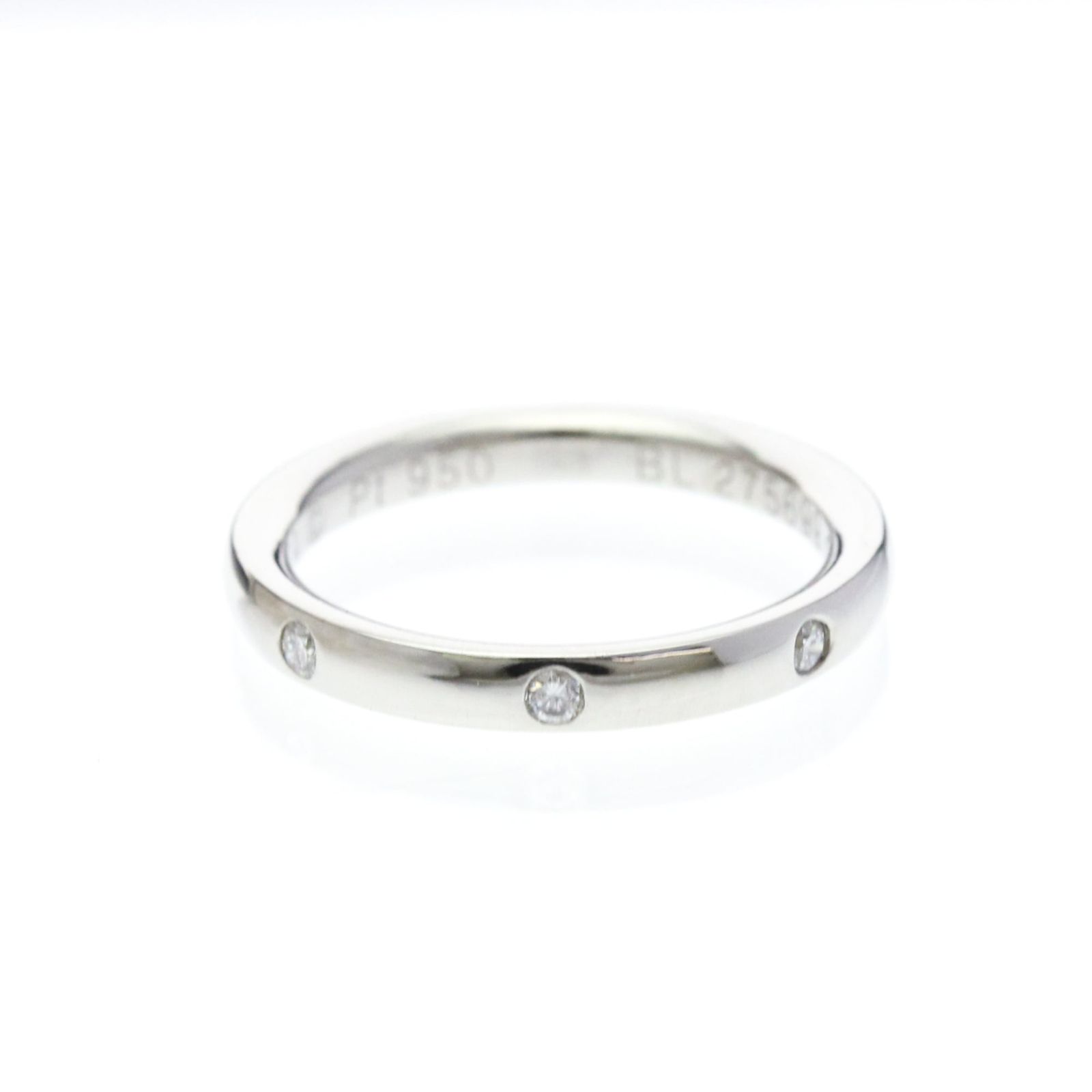 ヴァン・クリーフ＆アーペル(Van Cleef & Arpels) タンドルモン リング プラチナ ファッション ダイヤモンド バンドリング シルバー