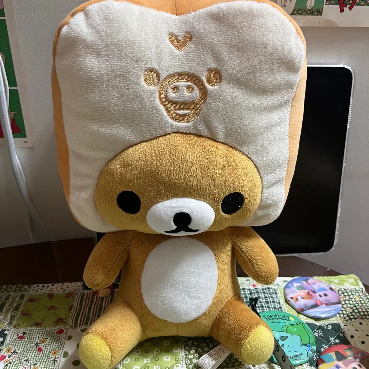 リラックマ キルティングバッグ ぬいぐるみ