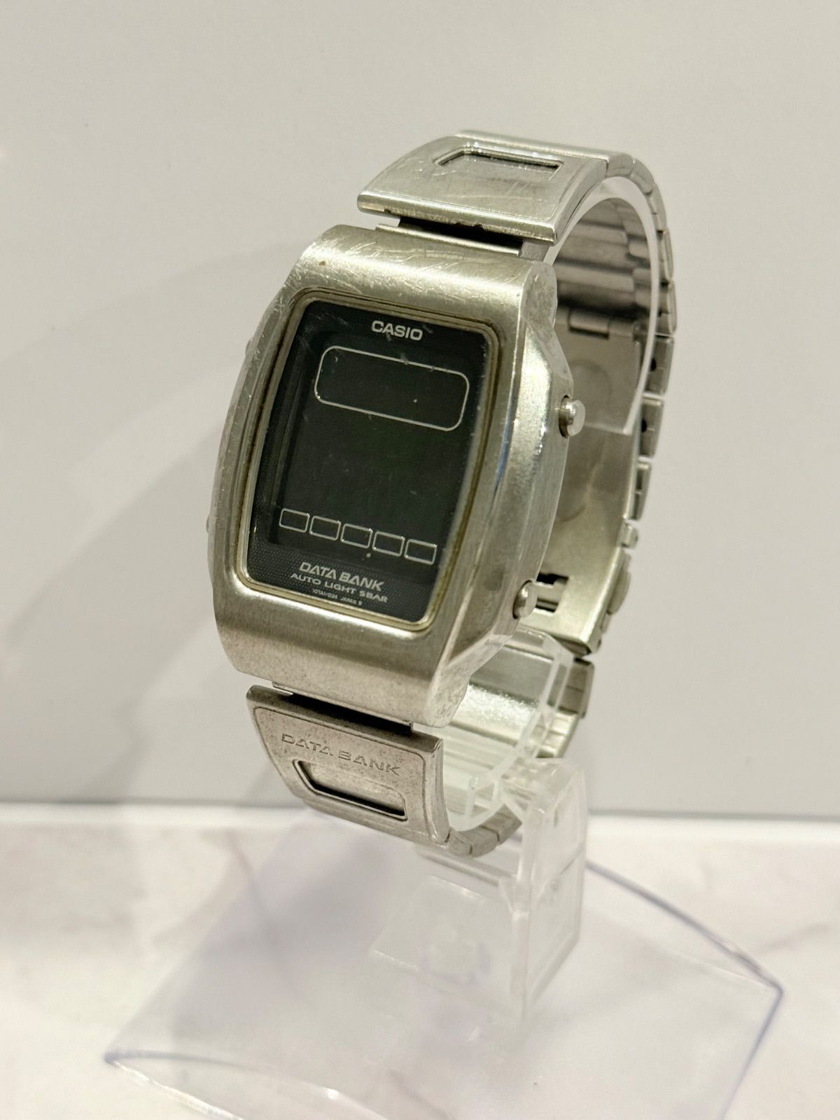 CASIO Casio DB-100 DATA BANK Vintage Data Bank Men's Watch, Quartz, Operation Unconfirmed due to Dead Battery, Dial, Digital Windshield, Scratched, Control Number: KKVHAKMO50
