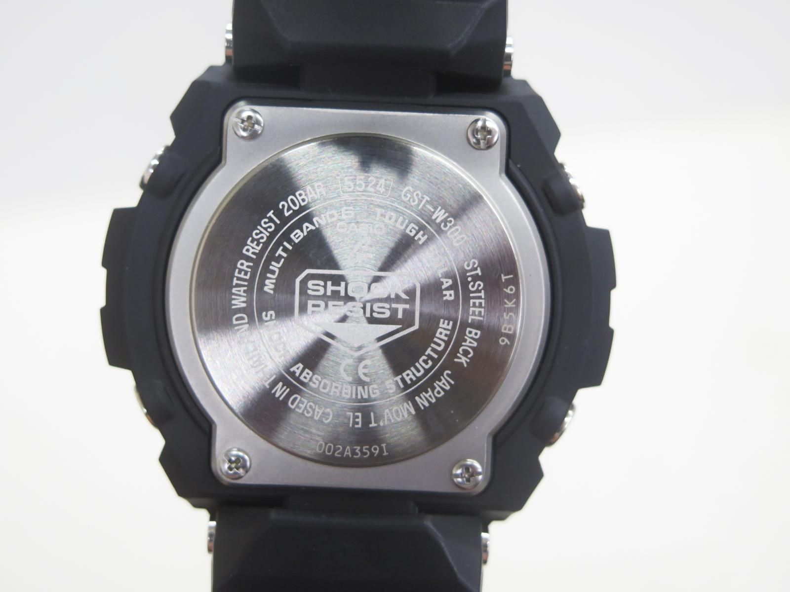☆9157☆G-SHOCK ジーショック GST-W300-1AJF G-STEEL ソーラー電波