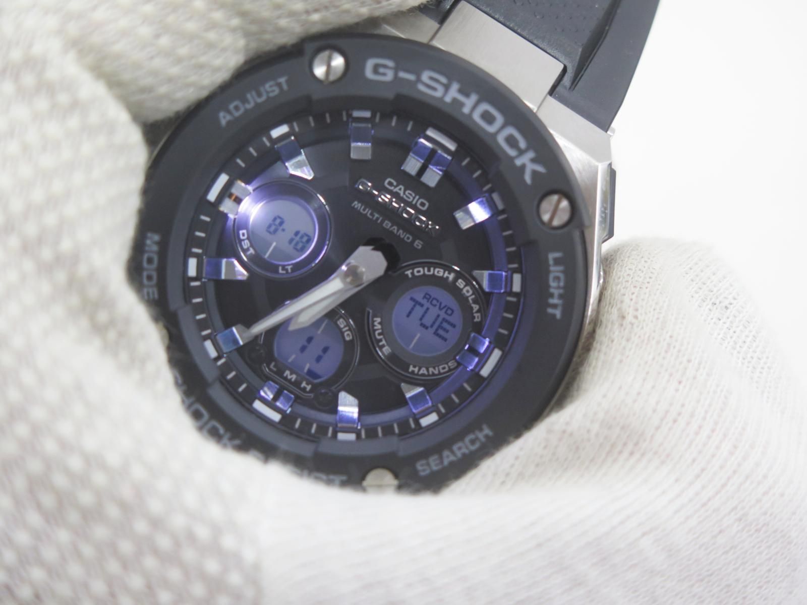 ☆9157☆G-SHOCK ジーショック GST-W300-1AJF G-STEEL ソーラー電波