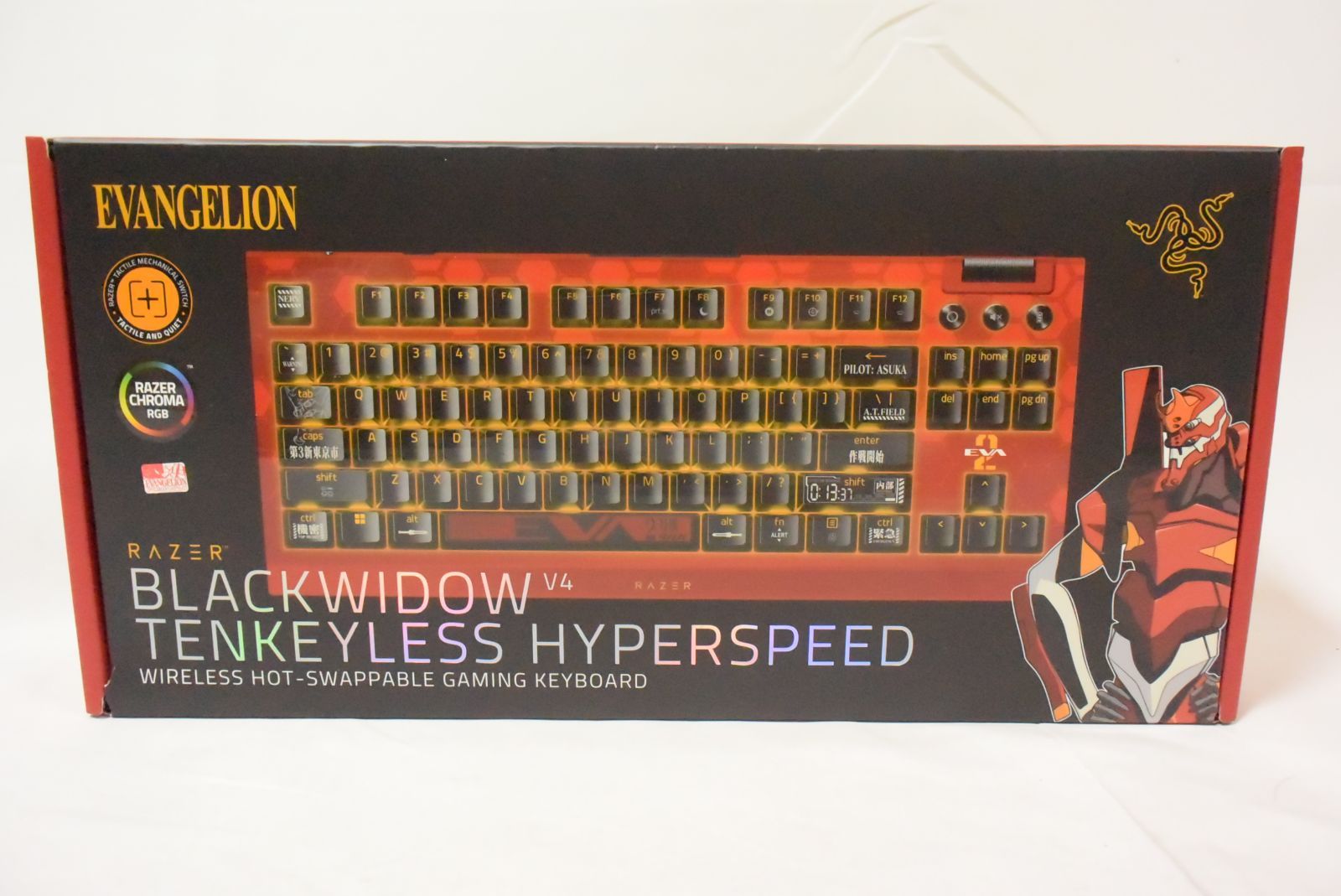 Razer レイザー エヴァ2号機コレクション ゲーミング キーボード BlackWidow V4 TKL HyperSpeed EVANGELION EVA-02 Edition RZ03-05481000-R3A1 21,754円