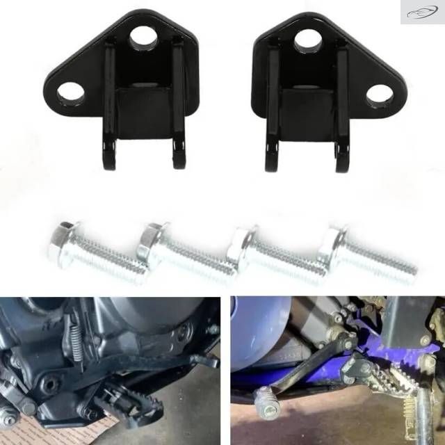 スズキ DR650 DR650S DR650SE 1996 - 99 2000 - 03 2004-2023 用 2インチ50mm フットレスト/フットペグ ローダウンマウントキット