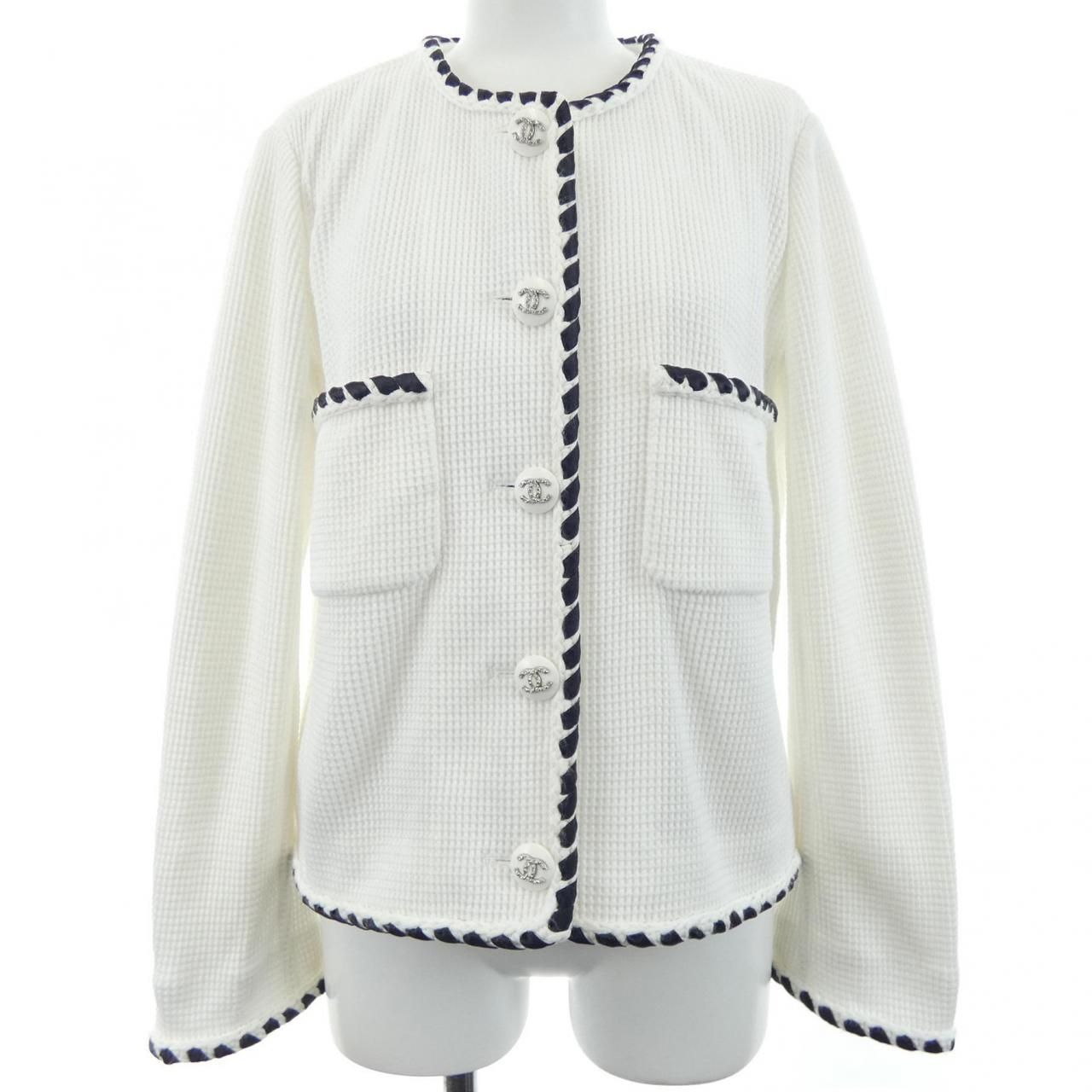シャネル CHANEL P70028V60820 21C ノーカラージャケット