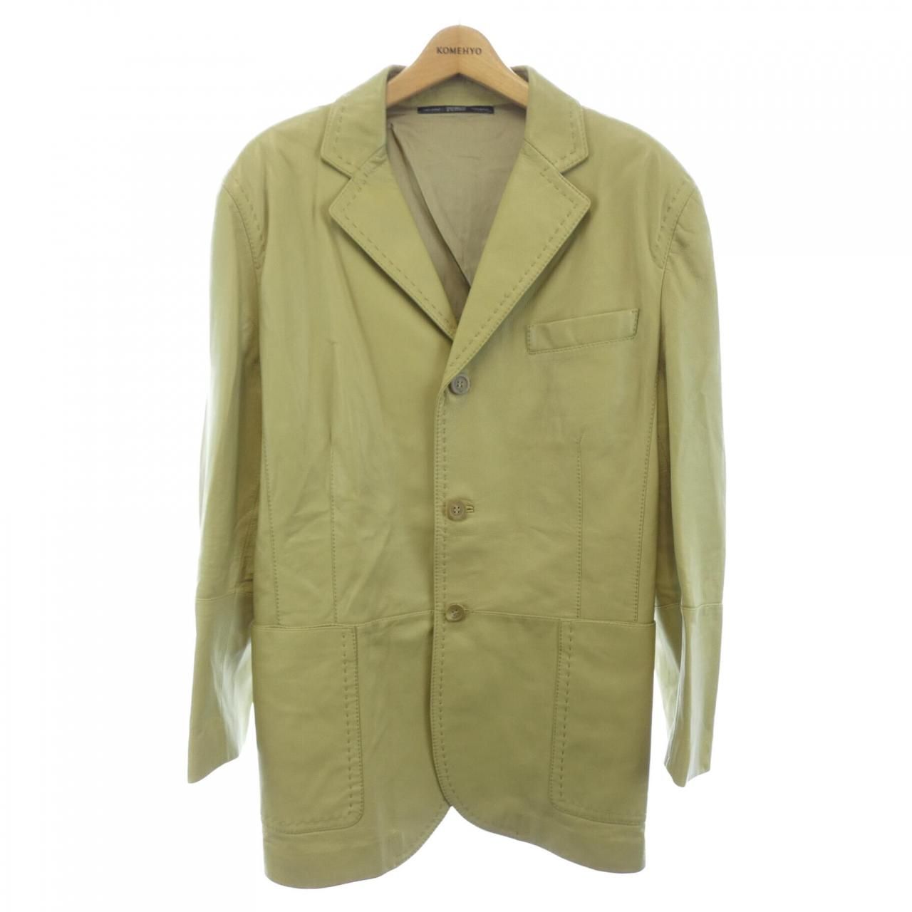 ジャン･フランコ･フェレ GIAN FRANCO FERRE レザージャケット 9,928円