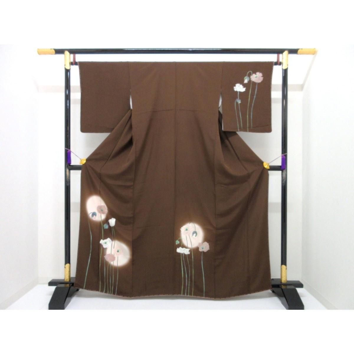 【未使用品】訪問着　友禅金彩加工