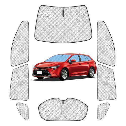 カローラツーリング 専用サンシェード 全窓対応 車用 遮光シェード COROLLA TOURING 210系 車窓日よけ 車中泊グッズ はめ込み式 プライバシー確保 車用カーテン 盗難防止アウトドア 仮眠 車内の暑さ対策 カーフィルム カーシ c8f72708