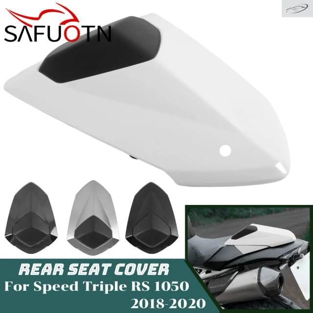 Triumph Speed Triple RS 1050用リアシートカバーカウル RS1050 2018-2022 2019 2020 オートバイリアパッセンジャーピリオンソロフェアリング