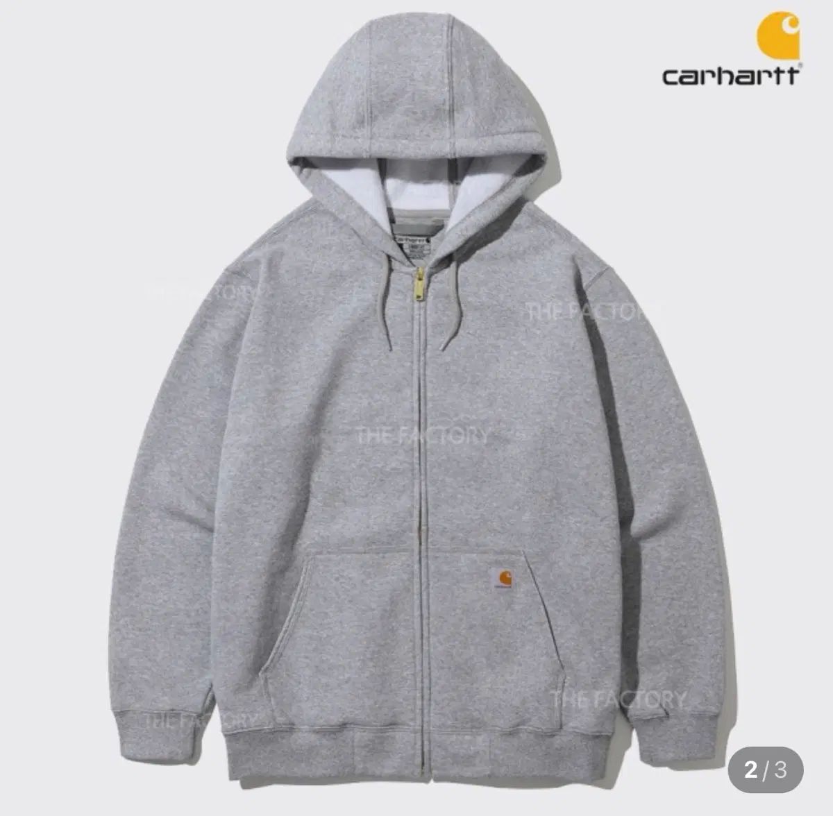 Carhartt カーハート ミッドウェイト フーディー ジップアップ k122 グレー m 12,071円