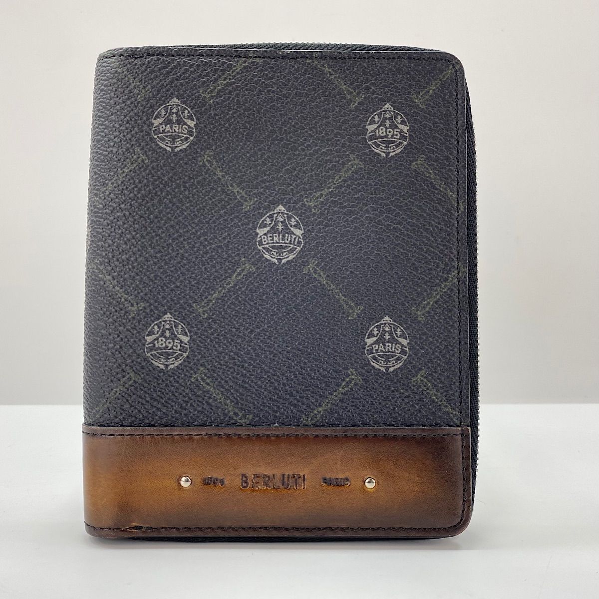 【良品】 BERLUTI ベルルッティ エクスペディション コンパクトジップ ウォレット ラウンドファスナー 財布 P1630 32,175円