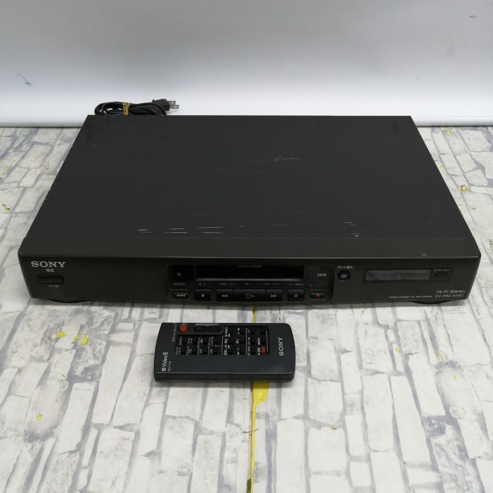 【ジャンク】SONY Hi8プレイヤー EV-PR2 M2710-hk2mr 7,056円