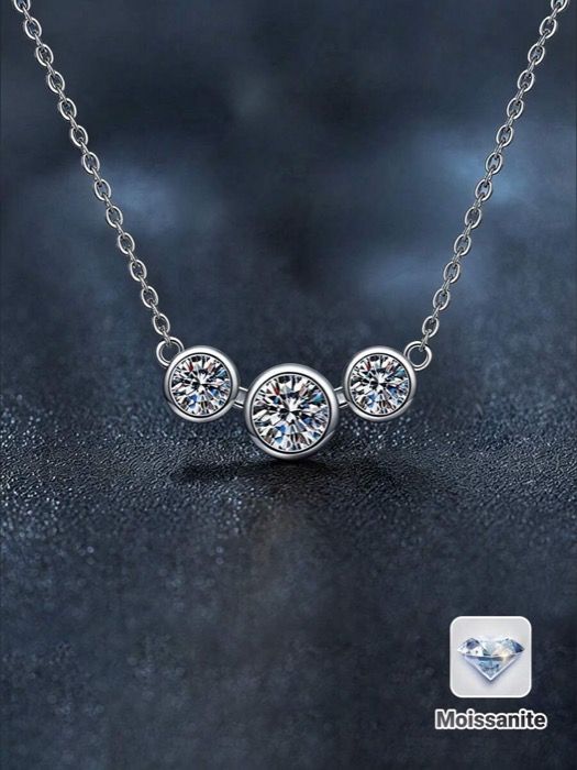 ジュエリー レディース ネックレス ペンダントネックレス 1個 エレガントファッション 6.5mm×1個 5.0mm×2個 合計2 レディースネックレス、デイリーウェア、通勤、パーティー、休暇、誕生日、結婚