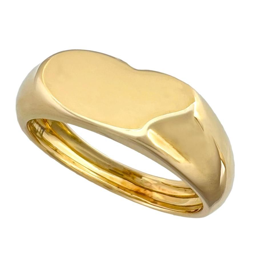 TIFFANY＆Co.　ティファニー　リング　18K　YG　シグネット　ヴィンテージ　ペレッティ　イエローゴールド　9号　指輪　レア　希少