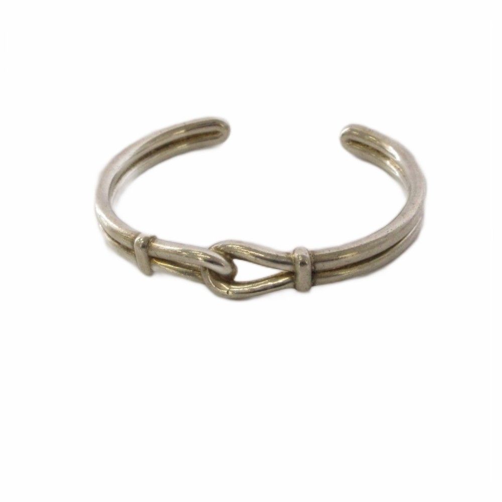 ティファニー TIFFANY & CO. パロマピカソ ノット ヒンジバングル ブレスレット シルバーカラー