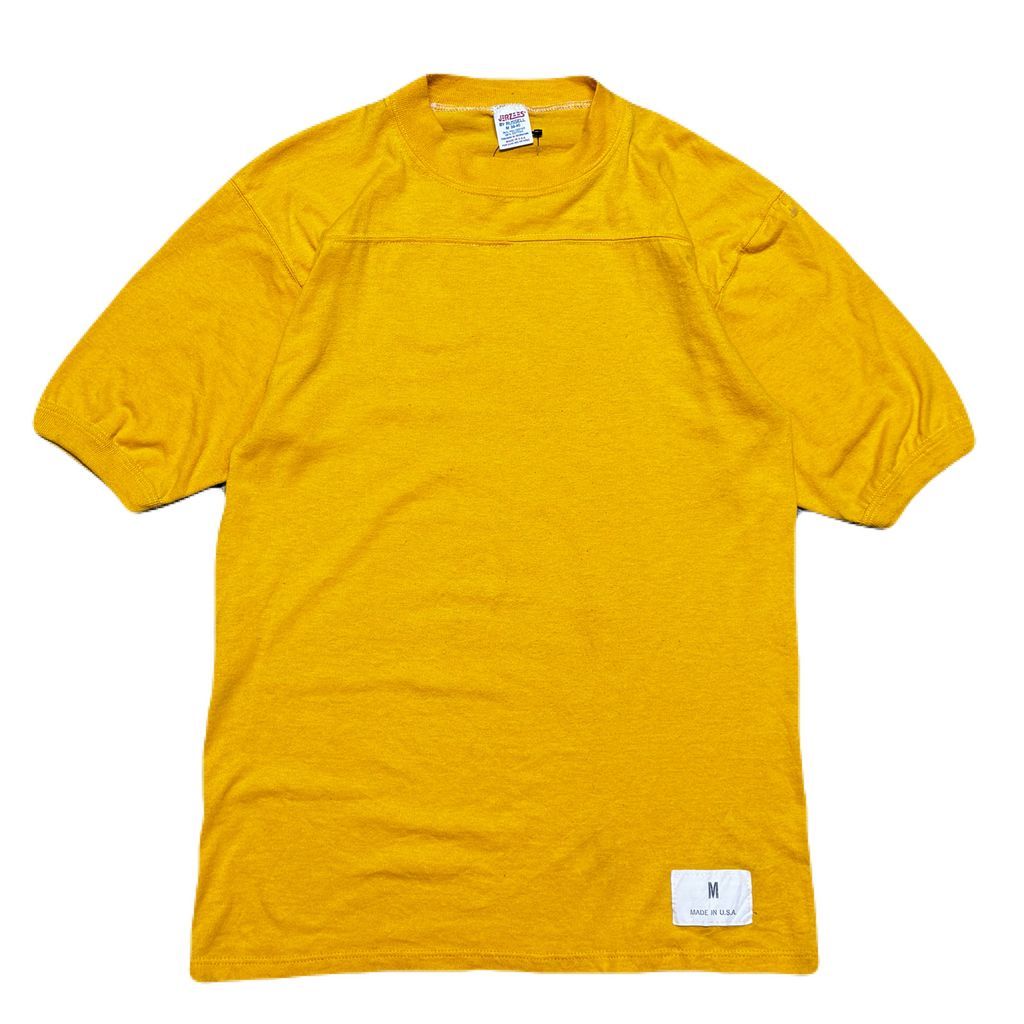 USA製 80s JERZEES BY RUSSELL ジャージーズ ラッセル 無地 リンガー Tシャツ 黄色 Mサイズ No.EA692 6,320円