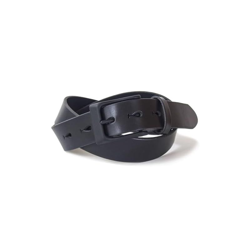 【新品】 [KOGUMA BELT] ベルト 黒が好き 栃木レザー 日本製 本革 35mm幅 アトリエブラック KGMCB-0008