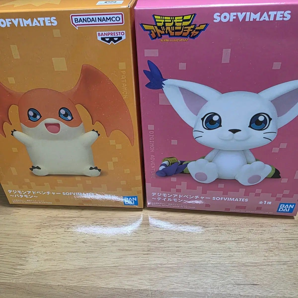 デジタルモンスター アドベンチャー SOFVIMATES パタモン/テイルモン フィギュア (デジタルモンスター パタモン/テイルモン)