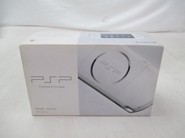 ゲーム PSP 本体 PSP3000 パールホワイト 動作品 箱付き